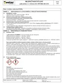 weberbat potěr 20 MPa/30 MPa