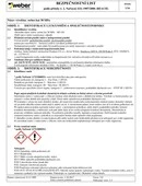 weberbat potěr 20 MPa/30 MPa