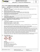 CZ 540LD - Safety datasheet