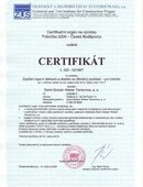 weber.fix sol - Certifikát