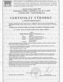 weber.podklad A - Certifikát weberpodklad A