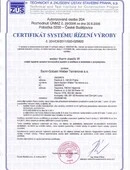 ETICS weber therm elastik W mineral - Certifikát ETICS weber therm elastik W mineral