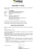 ETICS weber therm elastik SAN SA