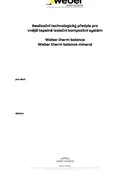 ETICS weber therm balance - Technologický předpis montáže ETICS weber therm balance - Technologický předpis montáže