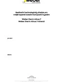 ETICS weber mínus 7 mineral