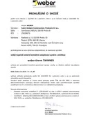 ETICS weber therm twinner