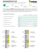 weber therm elastik SAN SA - diagnostický list