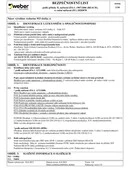 webertec 915 - složka A