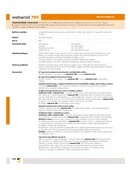 weber.ad 785 - Technický list weberad 785