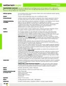 weber.san super / strojní - Technický list webersan super / strojní