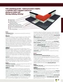 PUR vodotěsný povlak – řešení provedení vnějšího  a vnitřního rohu u napojení vodorovné  plochy na svislou zeď  (terasy, balkony, střechy)