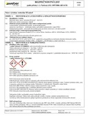 weber.dur BT calce F - Bezpečnostní list weberdur BT calce F