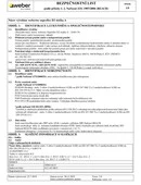 weber.tec superflex D2 - Bezpečnostní list webertec superflex D2 - složka A