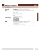 weberdry fabric 65