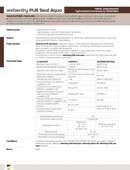 weberdry PUR Seal Aqua