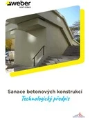 Sanace betonových konstrukcí - Technologický předpis
