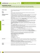 webersan vyrovnávací WTA