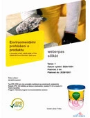 EPD - weberpas silikát