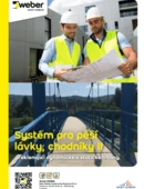 Systém pro pěší lávky, chodníky II, překlenující dynamické a statické trhliny Systém pro pěší lávky, chodníky II, překlenující dynamické a statické trhliny