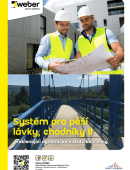 Systém pro pěší lávky, chodníky II, překlenující dynamické a statické trhliny Systém pro pěší lávky, chodníky II, překlenující dynamické a statické trhliny