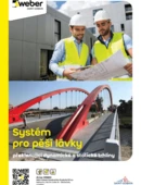 Systém pro pěší lávky, překlenující dynamické a statické trhliny Systém pro pěší lávky, překlenující dynamické a statické trhliny