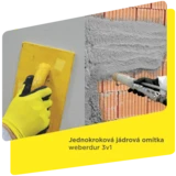 Jak urychlit omítání? Představujeme vám novinku weberdur 3v1 Jak urychlit omítání? Představujeme vám novinku weberdur 3v1