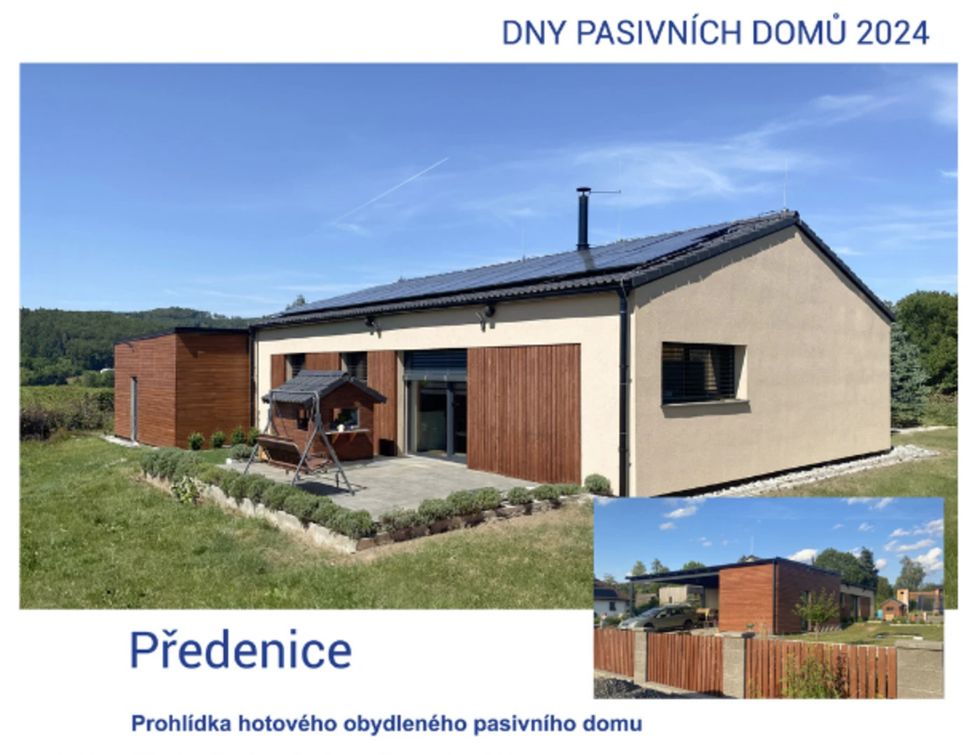 Prohlídka hotového obydleného pasivního domu  - Předenice