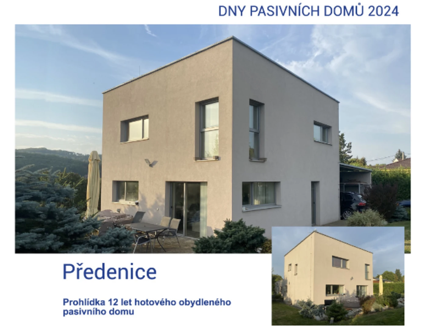 Prohlídka 12 let hotového obydleného pasivního domu  - Předenice