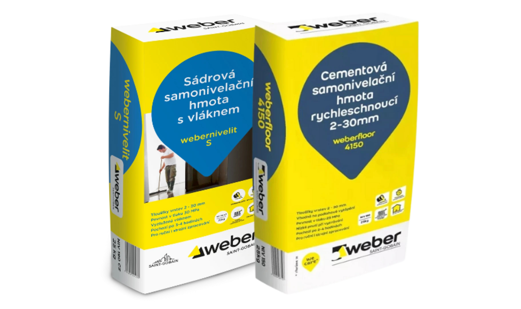 Samonivelační vyrovnávací stěrky