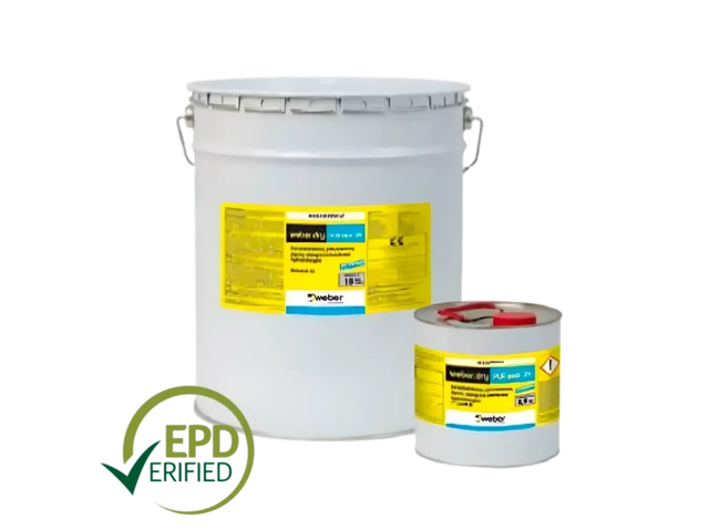 Polyuretanový vodotěsný povlak Weberdry PUR seal 2K 
