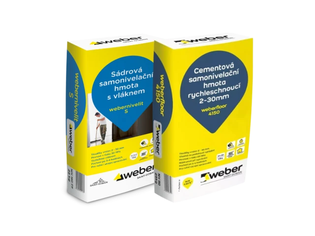 Samonivelační vyrovnávací stěrky