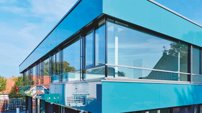 Zateplovací systém se skleněným povrchem weber therm style