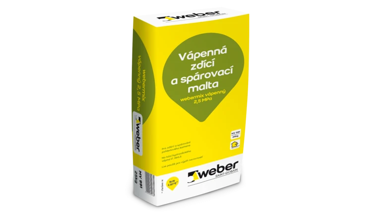 webermix vápenný 2,5MPa