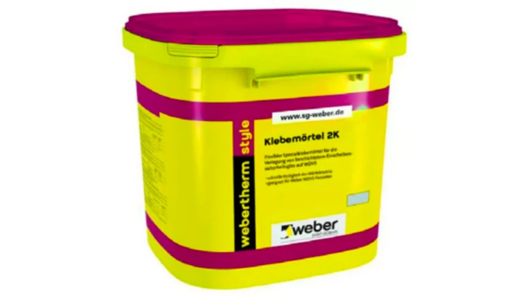 webertherm style klebemörtel 2K