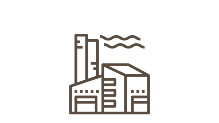 výrobní hala - ikona