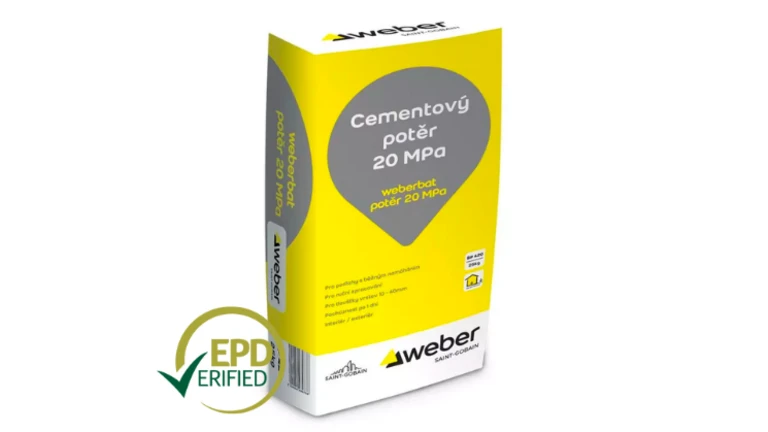 weberbat potěr 20MPa