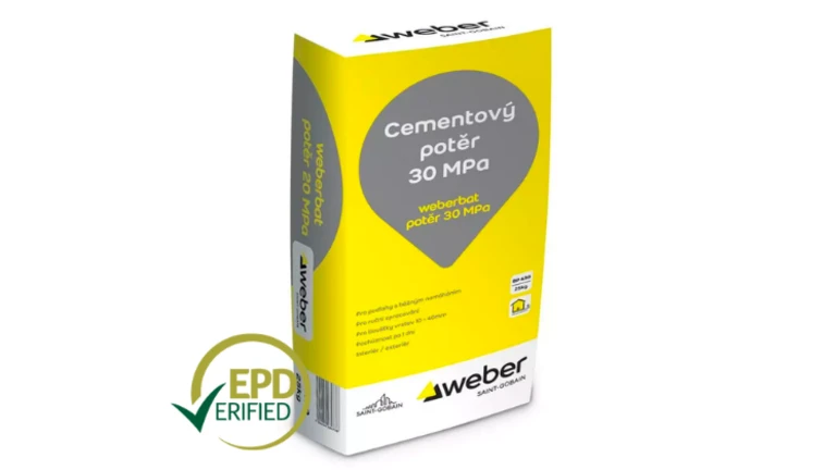 weberbat potěr 30MPa