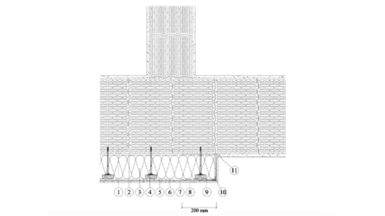 ETICS Weber therm - ukončení zateplovacího systému na rovné stěně
