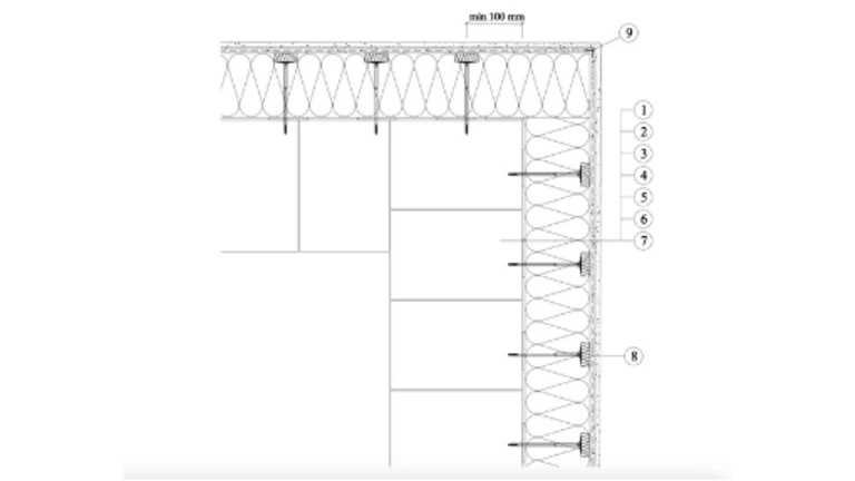 ETICS Weber therm - vyztužení rohu rohovým profilem s integrovanou síťovinou