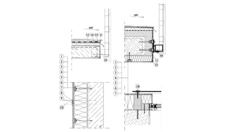 ETICS Weber therm - kotvení balkónového zábradlí