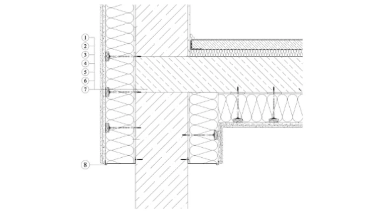 ETICS Weber therm - otevřený průjezd se zateplením