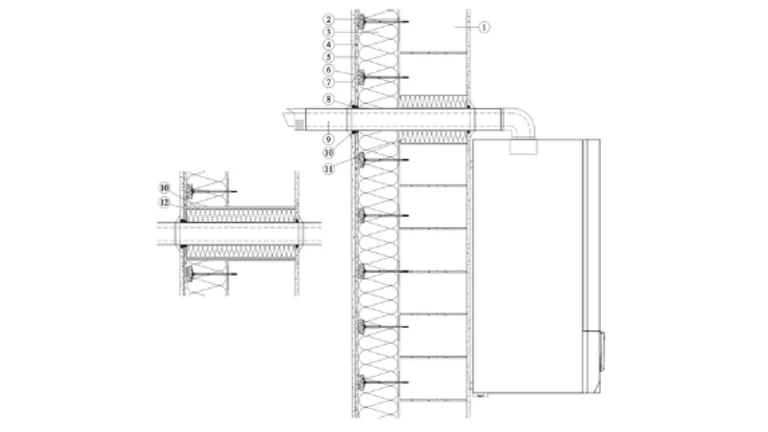 ETICS Weber therm - odkouření přes stěnu