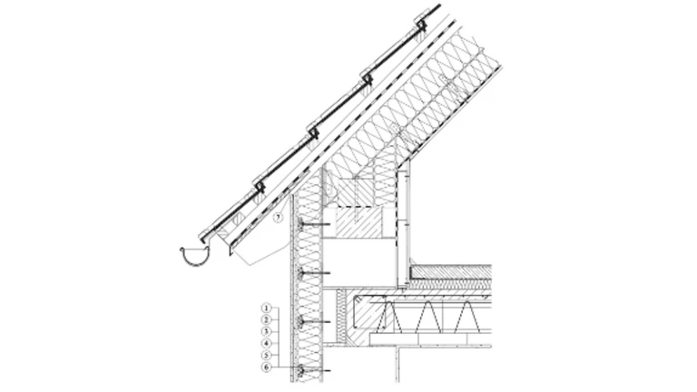 ETICS Weber therm - napojení zateplovacího systému na konstrukci odvětrané střechy