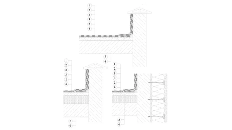 Weber - polyuretanový hydroizolační systém - střešní roh