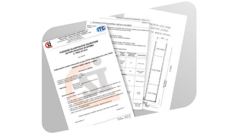 Požárně klasifikační osvědčení