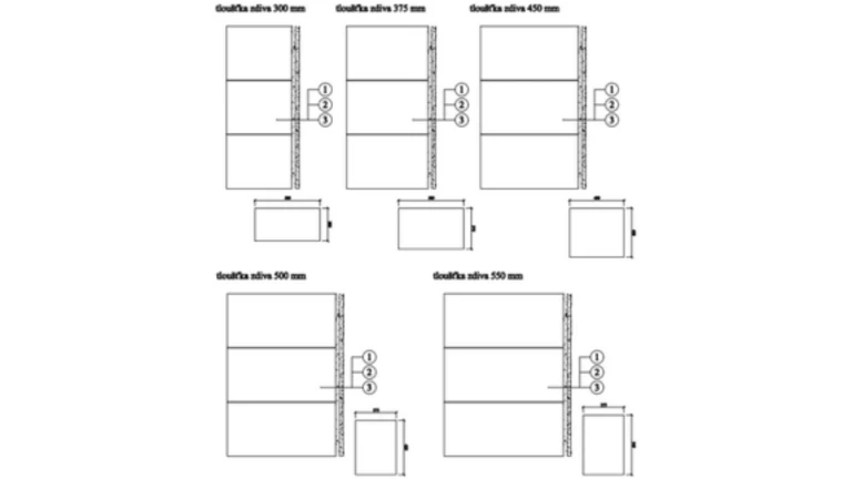 Weber - omítkový systém s břizolitovou omítkou - tepelně izolační porobetonové zdivo s obj. hmotností <= 350kg/m3