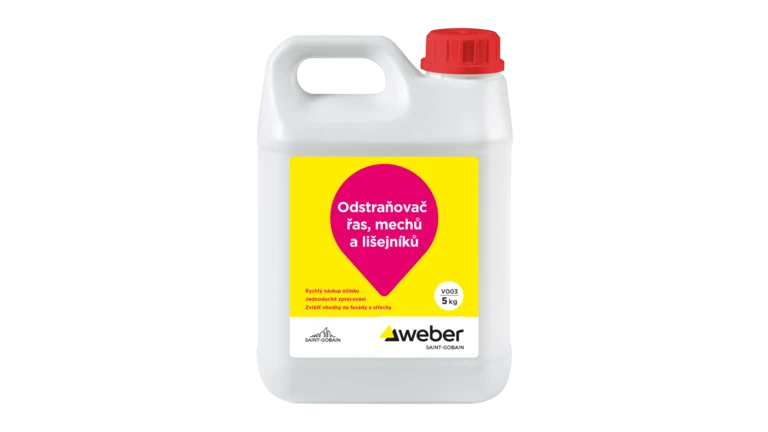 Odstraňovač řas, mechů a lišejníků