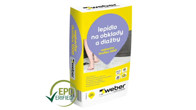 weberfor duoflex 1000 - flexibilní lepidlo na obklady a dlažby  weberfor duoflex 1000 - flexibilní lepidlo na obklady a dlažby