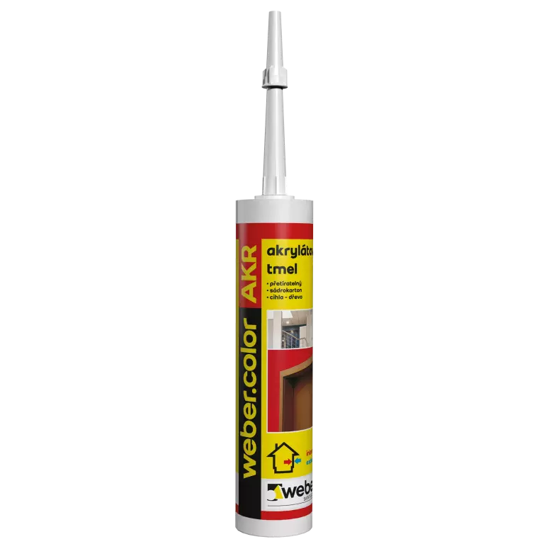 webercolor AKR - jednosložkový plasto-elastický tmel na bázi akrylátové disperze webercolor AKR - jednosložkový plasto-elastický tmel na bázi akrylátové disperze