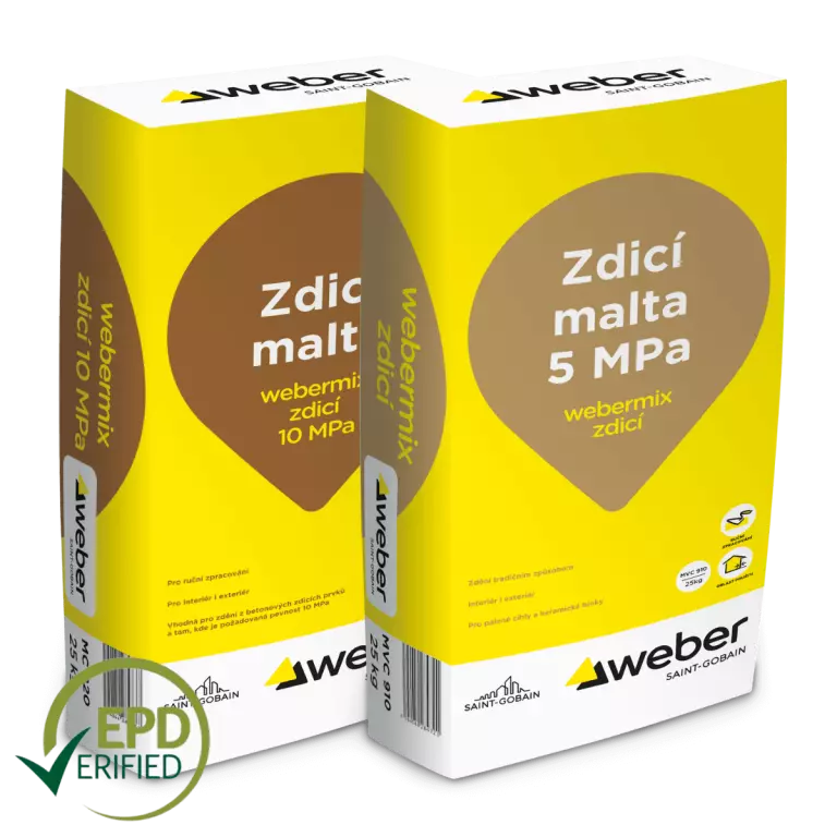 webermix zdicí 5 MPa/10 MPa webermix zdicí 5 MPa/10 MPa